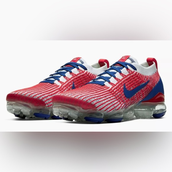 Nike Air Vapormax Flyknit 3.0 Team USA Running Shoes (CW5585-100) Men’s Size 9 - Picture 8 of 8